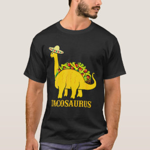 Tacosaurus Cinco De Mayo Funny Taco Dinosaur Funny T-Shirt