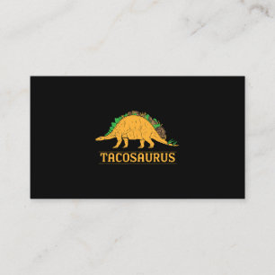 Tacosaurus Cinco de Mayo Funny Taco Dinosaur Lover Visitenkarte