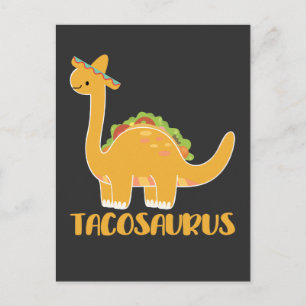 Tacosaurus Cinco de Mayo Funny Taco Dinosaur Postkarte