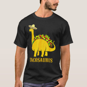 Tacosaurus Cinco De Mayo Taco Dinosaur T-Shirt