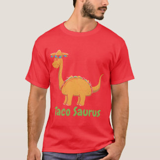 Tacosaurus Meican Essen Meicoacos Dino Junge T-Shirt