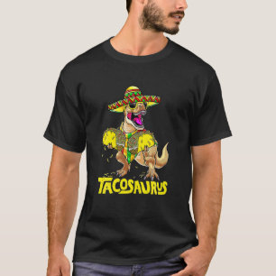Tacosaurus Rex Dinosaur Taco Kinder Party Funny Ci T-Shirt