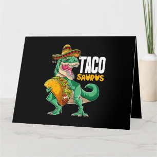 Tacosaurus Shirt Taco Cinco De Mayo Dinosaurier T Karte