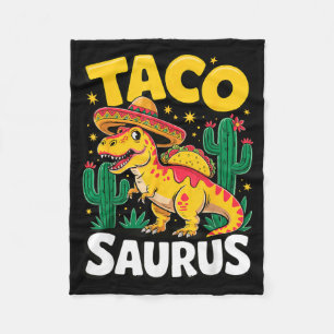 Tacosaurus T-Rex Taco Dinosaurier Fleecedecke