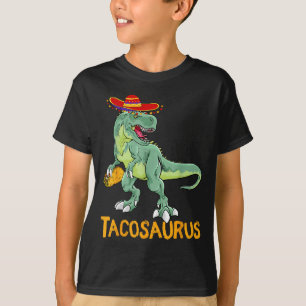 Tacosaurus Taco Mexikanisches Essen lustiger Dino T-Shirt