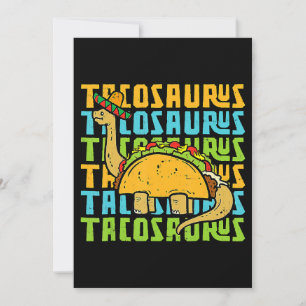 Tacosaurus Taco Saurus Cinco De Mayo Funny Taco Di Einladung