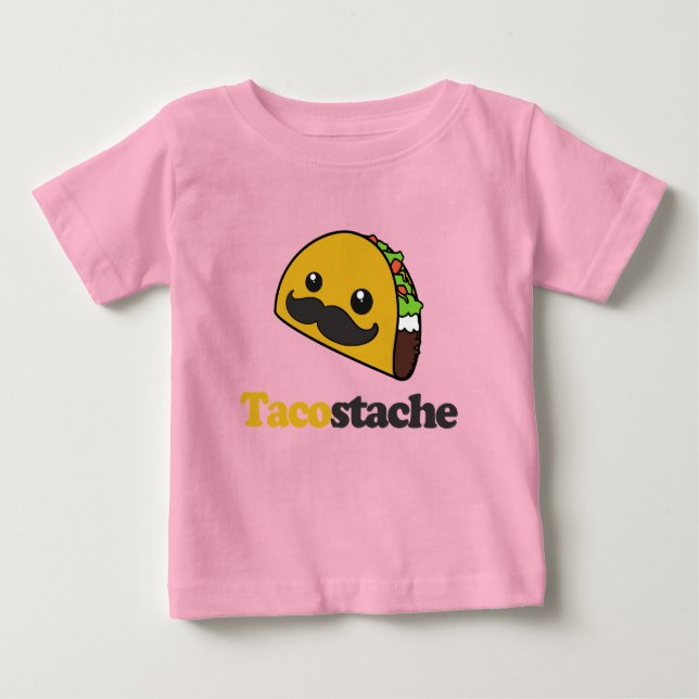 Tacostache Baby T-shirt (Vorderseite)