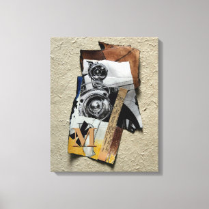 Tacot Banger mit benutzerdefinierbarer Monogramm-L Leinwanddruck