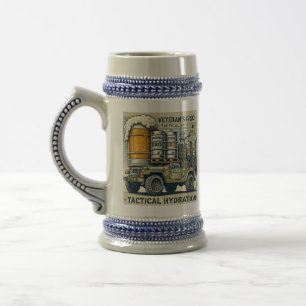 Tactical Hydration Beer Stein Bierglas