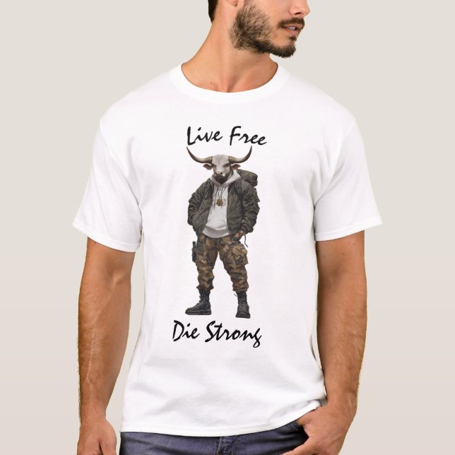 Tactical T-Sh für Live-freie Krieger T-Shirt (Vorderseite)