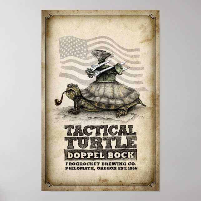 Tactical Turtle Doppel Bock Poster (Vorne)