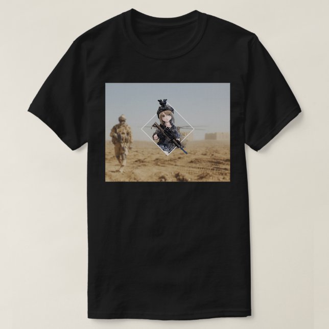 Tactical Waifu T-Shirt (Design vorne)