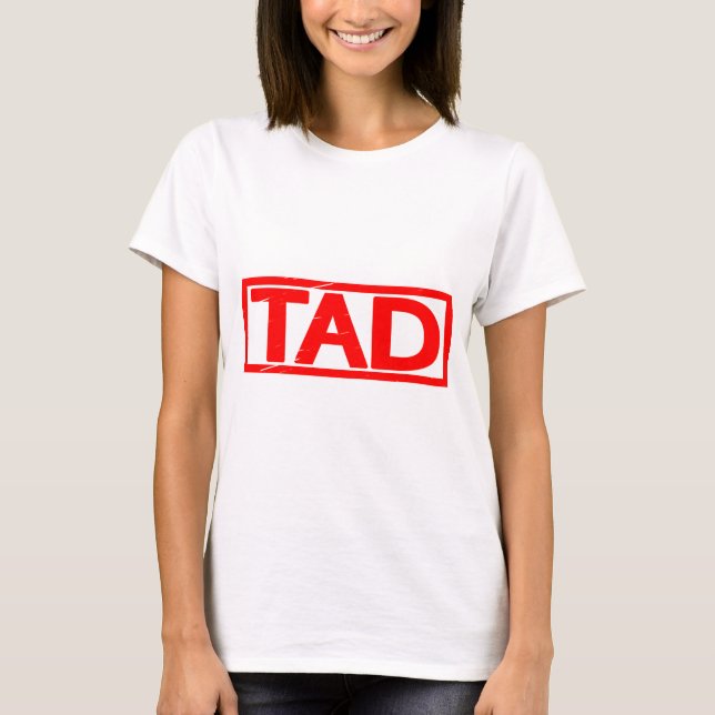 Tad Briefmarke T-Shirt (Vorderseite)