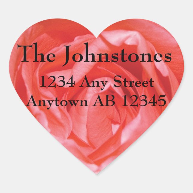 Tadellos rosa Herz-Aufkleber (Vorderseite)