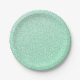 Tadellose grüne modische Pastellfarben Pappteller