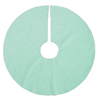 Tadellose grüne modische Pastellfarben Polyester Weihnachtsbaumdecke