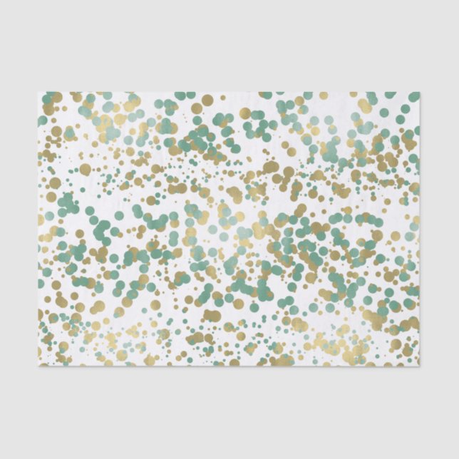 Tadelloser GoldConfetti Seidenpapier (Vorderseite)