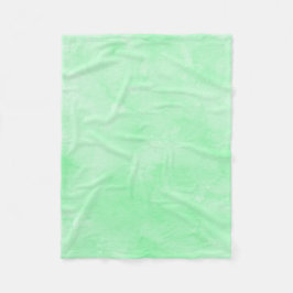 Tadelloser grüner Batik-reizender bewölkter Himmel Fleecedecke