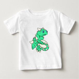 Tadelloser grüner Drache durch Carrie Michael Baby T-shirt