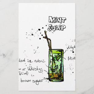 Tadelloser Julep-Cocktail-Rezept Briefpapier