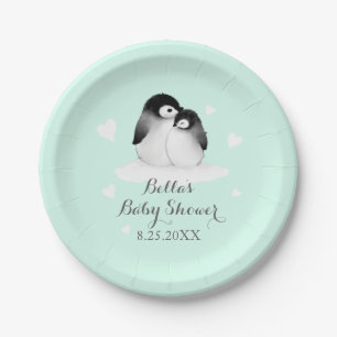 Tadelloser Pinguin-Pappteller Pappteller