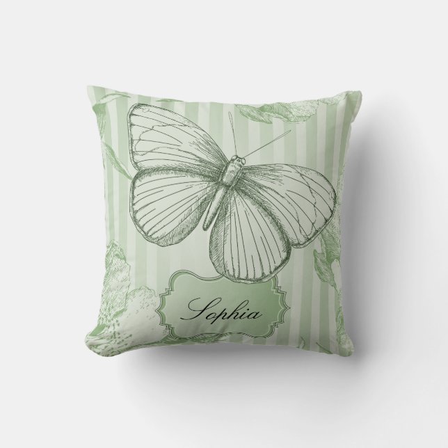 Tadelloser Schmetterling Kissen (Vorderseite)