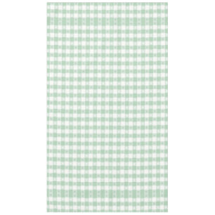 tadelloses Grünes, weiß, Gingham, mit Blumen, Tischdecke