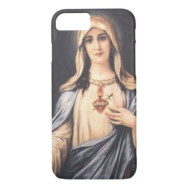 Tadelloses Herz-Jungfrau-Mary iPhone 7 Case-Mate iPhone Hülle (Rückseite)