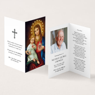 Tadelloses Herz Mary der Beileids-heiliges Visitenkarten