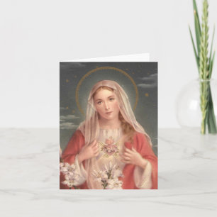 Tadelloses Herz von Mary Karte