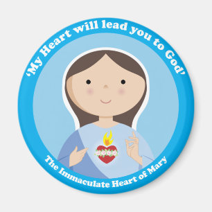 Tadelloses Herz von Mary Magnet