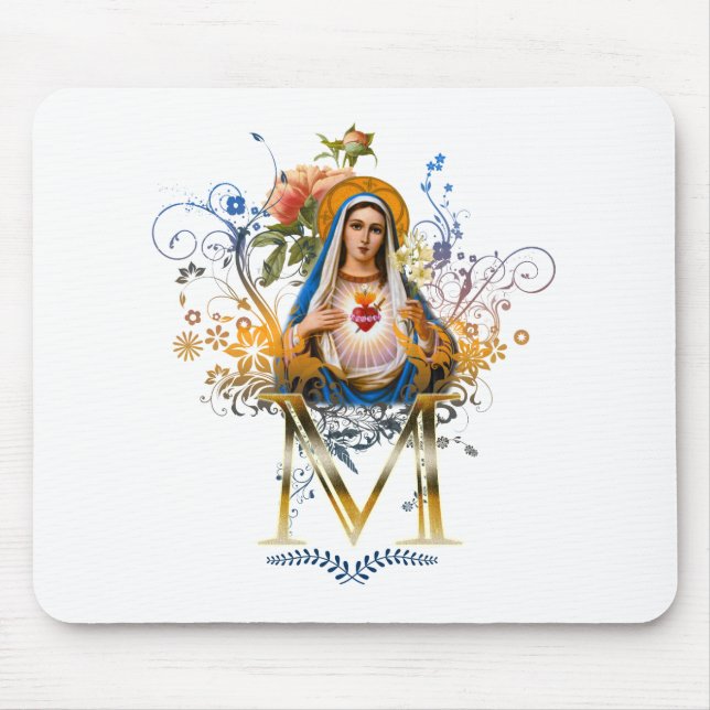Tadelloses Herz von Mary Mousepad (Vorne)