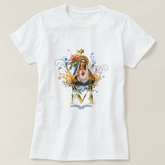 Tadelloses Herz von Mary T-Shirt (Design vorne)