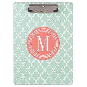 Tadelloses marokkanisches Fliesen-Gitter Klemmbrett