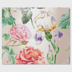 Tadelloses tropisches Rosen-Mit Geschenkpapier