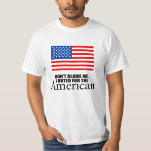 Tadeln Sie mich nicht, den ich für den Amerikaner T-Shirt