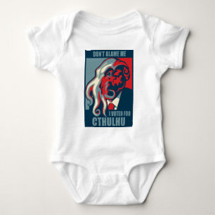 Tadeln Sie mich nicht, ich wählte für Cthulhu Baby Strampler