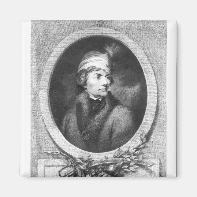Tadeusz Kosciuszko , graviert von Christiaan Magnet (Vorne)