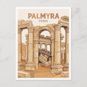 Tadmor-Tempel Syrien Postkarte