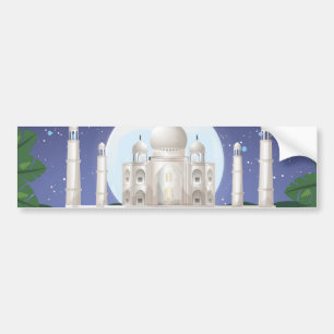 Tadsch Mahal Autoaufkleber