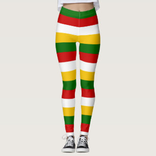 Tadschikische Nationalflagge Farben Horizontal ges Leggings