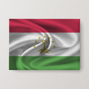 Tadschikistan-Flagge-Button Button