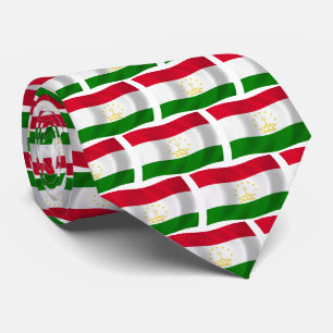Tadschikistan-Flagge Krawatte