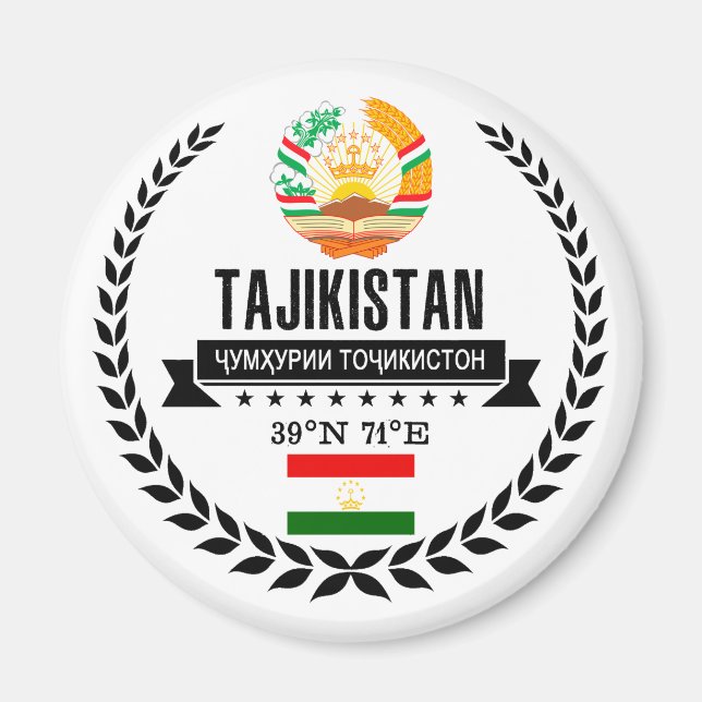 Tadschikistan Magnet (Vorne)