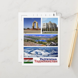 Tadschikistan - Mosaik - Postkarte