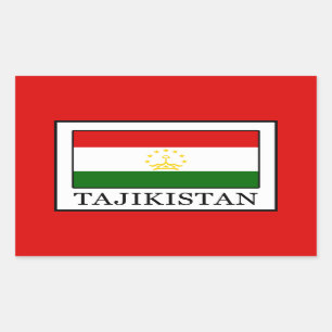 Tadschikistan Rechteckiger Aufkleber