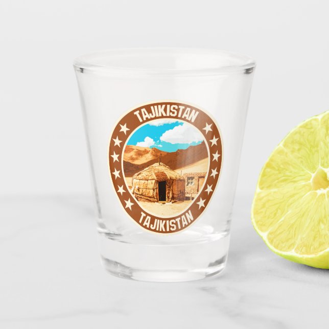 Tadschikistan Schnapsglas (Vorderseite)