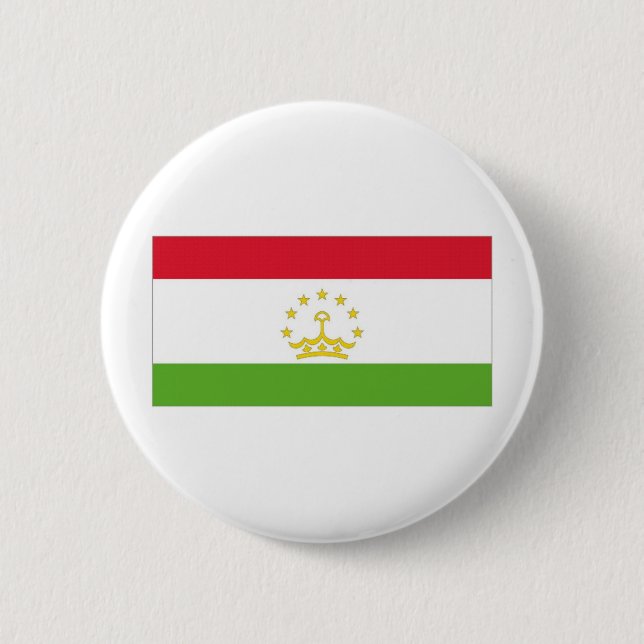 Tadschikistan-Staatsflagge Button (Vorderseite)