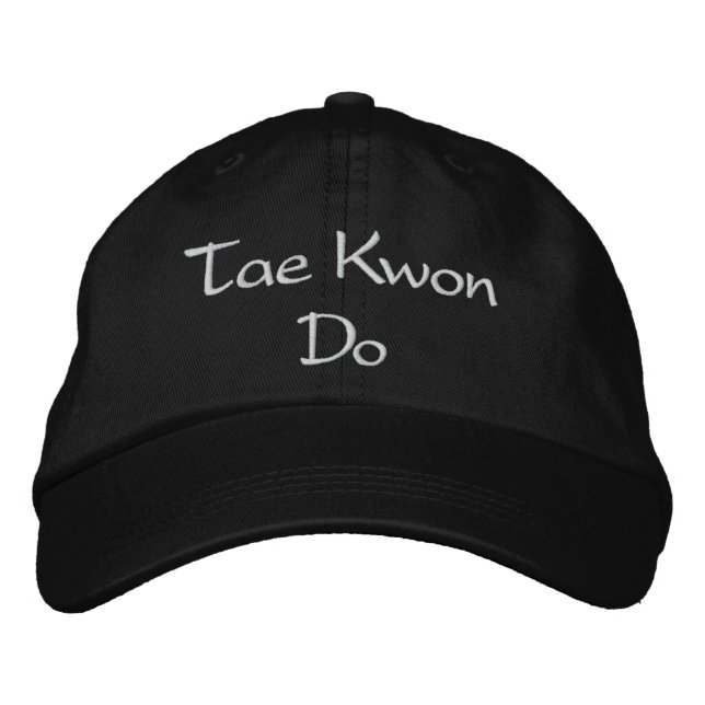 Tae Kwon Do - Baseball Cap Bestickte Baseballkappe (Vorderseite)