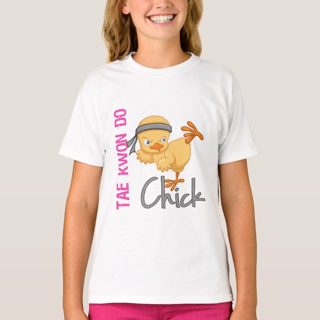 Tae Kwon Do Chick T-Shirt (Vorderseite)